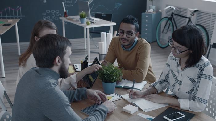 A Prisoner Legal Aid team member in conversation